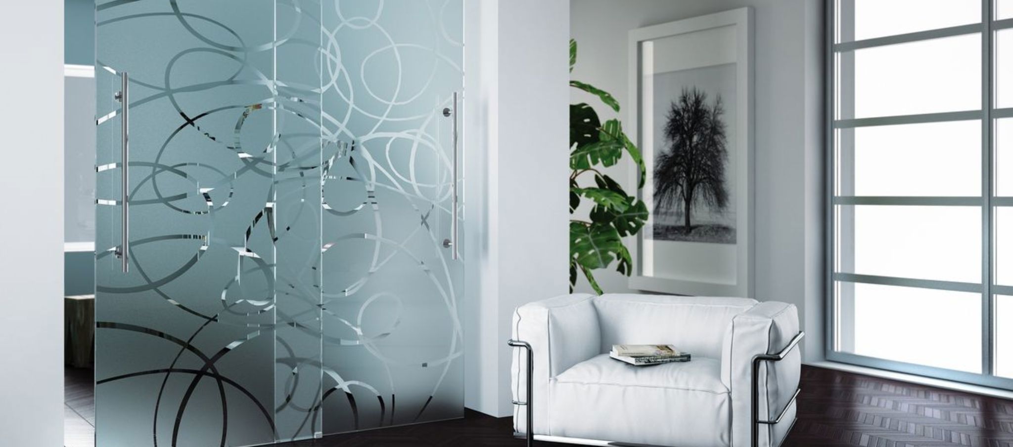 Usi de sticla pentru interior - Lumina, echilibru si design modern